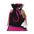 thumbnail image 1 of Zufioo Monster High Print Christmas Drawstring Gift Bags, Holiday Party Packaging Bags, Suitable for Holiday Gift Decorations-Small, 1 of 7