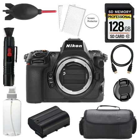 Nikon Z8 Mirrorless Camera (Body) + 128GB + Bag+ Screen Protector- Basic Kit