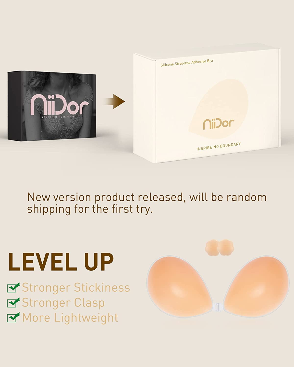 Niidor Sticky bras on LinkedIn: Niidor adhesive bra is made of soft and  skin-friendly upgraded fabric. The…