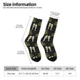 thumbnail image 2 of Honeii Happy New Year Print Adult Socks,Crew Socks,Casual Calf Socks,Daily Wear Socks for Men & Women, Perfect for Sports, Casual and Everyday Use, 2 of 6