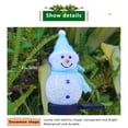 thumbnail image 4 of [FACTORY WHOLESALE!]Outdoor Christmas LED Solar Snowman Ligh Landscape Lamp Decorations Lawn Lamp Xamas Series Cartoon Snowman Ground Lamp, 4 of 10