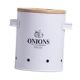 thumbnail image 2 of TISHITA Kitchen Storage Canister Onion Storage Bin Organizer Vintage Vegetables Storage Bin Farmhouse Container for Countertop Pantry M, 2 of 8