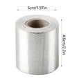 thumbnail image 3 of Qonioi High-Temperature Aluminum Foil Tape, Heat Insulating Reflective Tape for Exhaust Pipe Range Hood, Silvery Metal Adhesive for HVAC Plumbing, Thermal Insulation Tape, 3 of 6