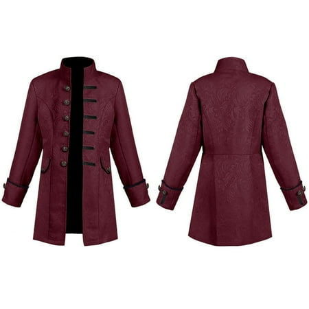 

Kids Boys Steam Punk Pi Rate Jackets Classic Gothic Dovetail Coat For School Musical