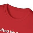 thumbnail image 3 of United We Stand Patriotic Graphic Design USA Unisex Softstyle T-Shirt, 3 of 7
