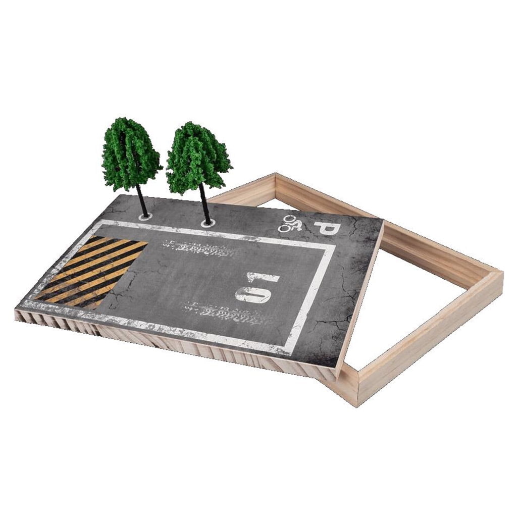 1/24 Scale Background Parking Lot Model Garage Underground Parking Lot ...