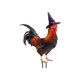 thumbnail image 1 of Enchufe De Metal Forjado Para Halloween Para Exteriores, Jardín, Patio, Decoración De Pollos, 1 of 2