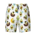 thumbnail image 4 of Lsque Mens Swim Trunks Funny Avocado In Mexican Clothes Pattern - Bathing Suit Compression Liner - Beach Swim Shorts Swimwear - (S-3XL) - Stretch Quick Dry -XX-Large, 4 of 9