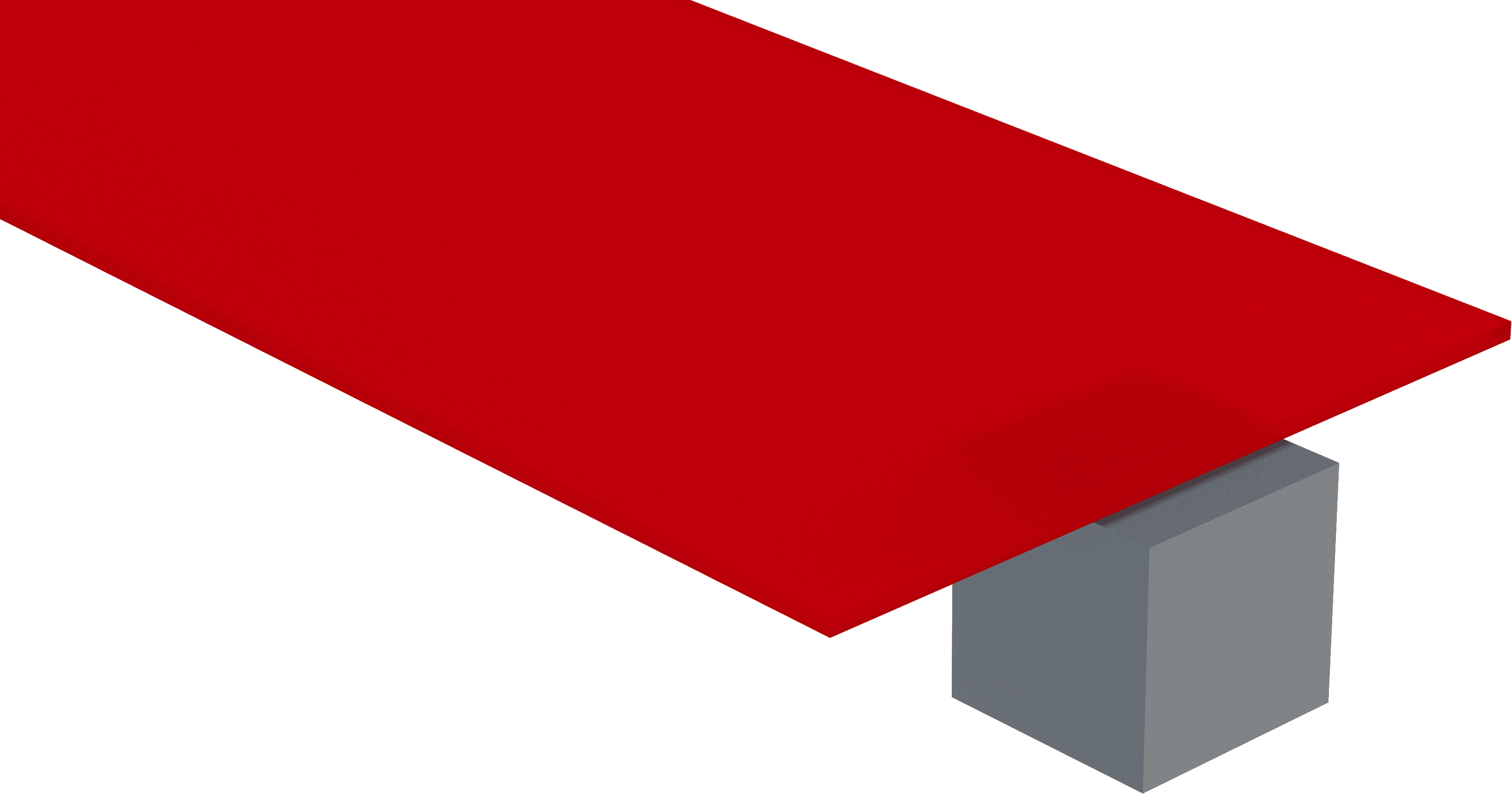 2157 Red, Translucent, Acrylic Sheet, 6MM (1/4") Thick, 30" W x 48" L