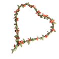 thumbnail image 5 of Boho Girls Wedding Garland Banda para el cabello Festival de flores para la frente Diadema floral naranja BLESIY Guirnalda de la frente de la boda, 5 of 5