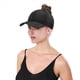 thumbnail image 2 of Gorra de Béisbol de de Caballo Alta para Mujer, Gorra Deportiva de de Secado Rápido y Rendimiento para Correr. Negro Talla Única, 2 of 5
