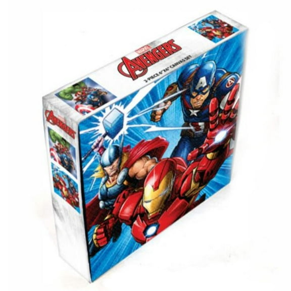 Marvel - Avengers 6'' x 6'' 2 Pieces Canvas Set