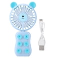 thumbnail image 1 of Miniventilador USB portátil de mano ZHCH dibujos animados 800 mAh azul, 1 of 5