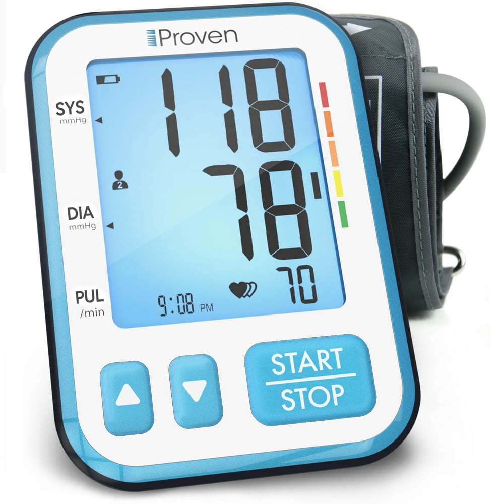 iProven Blood Pressure Machine Upper Arm with Backlight and Large Cuff