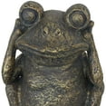 thumbnail image 5 of Sunnydaze Hear No Evil, See No Evil, Speak No Evil Frog Trio Statues - 10", 5 of 9
