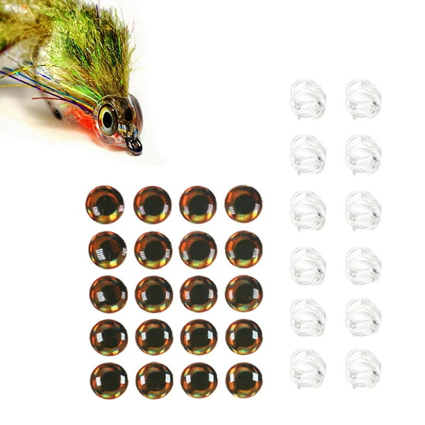 Ximing 4D Bionic Fishing Eyes Sticker Lure Eyes for Tackle Accessory Jigs  Fishing Baits 8mm 