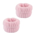 thumbnail image 3 of Diconna 3Pcs Plush Spa Headband Wrist Washband Scrunchies Cuffs Set for Washing Face Shower Hair Sleepover Party Supplies, 3 of 4