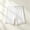 #4White, variant on Acaics Girls' Shorts for Home Lace Bow Safety Shorts Elastic Waist Under Dress