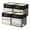 Gray / Black-13 x 13 x 13, variant on Storcubes 4 Pack Linen Foldable B(13 X 13 Inch) Withr Window And Handles Fabric Organizer For Shcloset Clothes Books - (pink White)