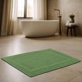 thumbnail image 6 of RIVERSIDE 2 Pack Sage Bath Mats 21x34 Soft and Absorbent Cotton Bathroom Rugs Set, 6 of 8