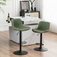 thumbnail image 2 of Kidol & Shellder Green Bar Stools Set of 2 Modern Kitchen Island Barstool, 2 of 6