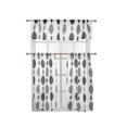 thumbnail image 1 of Yuarrent 3 uds círculo forma de burbuja cortina ventana tul cortina pura sala de estar dormitorio Decoración del hogar negro Yuarrent JJ23790-02, 1 of 1