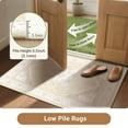 thumbnail image 3 of Newburos Area Rug 8'x10', Non-Slip Machine Washable Rugs for Living Room Bedroom, Low Pile Soft Vintage Print Pattern Indoor Carpet, Cream, 3 of 11