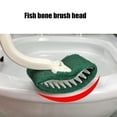 thumbnail image 7 of Toilet Brush, Plastic Bristles Bowl Cleaner, Long Handle Compact Design, Easy Storage Installation, for Bathroom Cleaning, Modern Toilet Cleaner Brush, 7 of 7