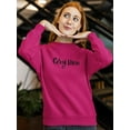 thumbnail image 2 of Corgi Mom Lettering Sweatshirt Women -Image by Shutterstock, Female x-Large, 2 of 4