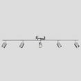 thumbnail image 6 of Shura Polished Chrome 5-Light Track Light, Rotatable Heads, Integrated LED Bulbs, 3000K, 6 of 8