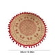 thumbnail image 3 of Manteles Individuales Navideños Redondos Tejidos | Diseño de Reno con Copos de Nieve Rojos y Multicolor | Manteles Resistentes Al Calor | Protectores de Mesa de Nailon para Fiestas | para Fiestas En, 3 of 6