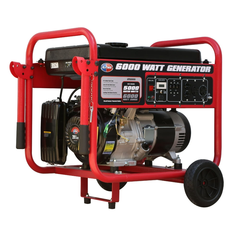 All Power 6000 Watt Generator 6000w Gas Portable Generator For Home