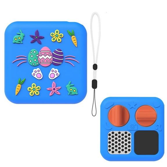Protective Cover Case for YOTO Mini Audio Player, Silicone Sleeve Anti-Slip Skin Cover Protective Jacket with Wrist Lanyard for Yoto Mini Audio Kids Music Player