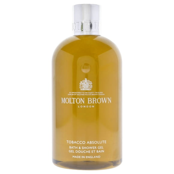 Tobacco Absolute Bath and Shower Gel by Molton Brown for Men - 10 oz Shower Gel