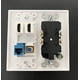 thumbnail image 1 of Toma de corriente IBL IBL-15A 2 puertos HDMI 1 Cat6 Ethernet, 1 of 2