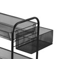 thumbnail image 2 of Estantes de metal Jadeshay Organizador portátil de 3 gabinetes, 2 of 14