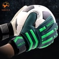 thumbnail image 1 of Guantes de portero de fútbol profesional, guantes de látex grueso y suave, protección para los dedos Fivean unisex, 1 of 1