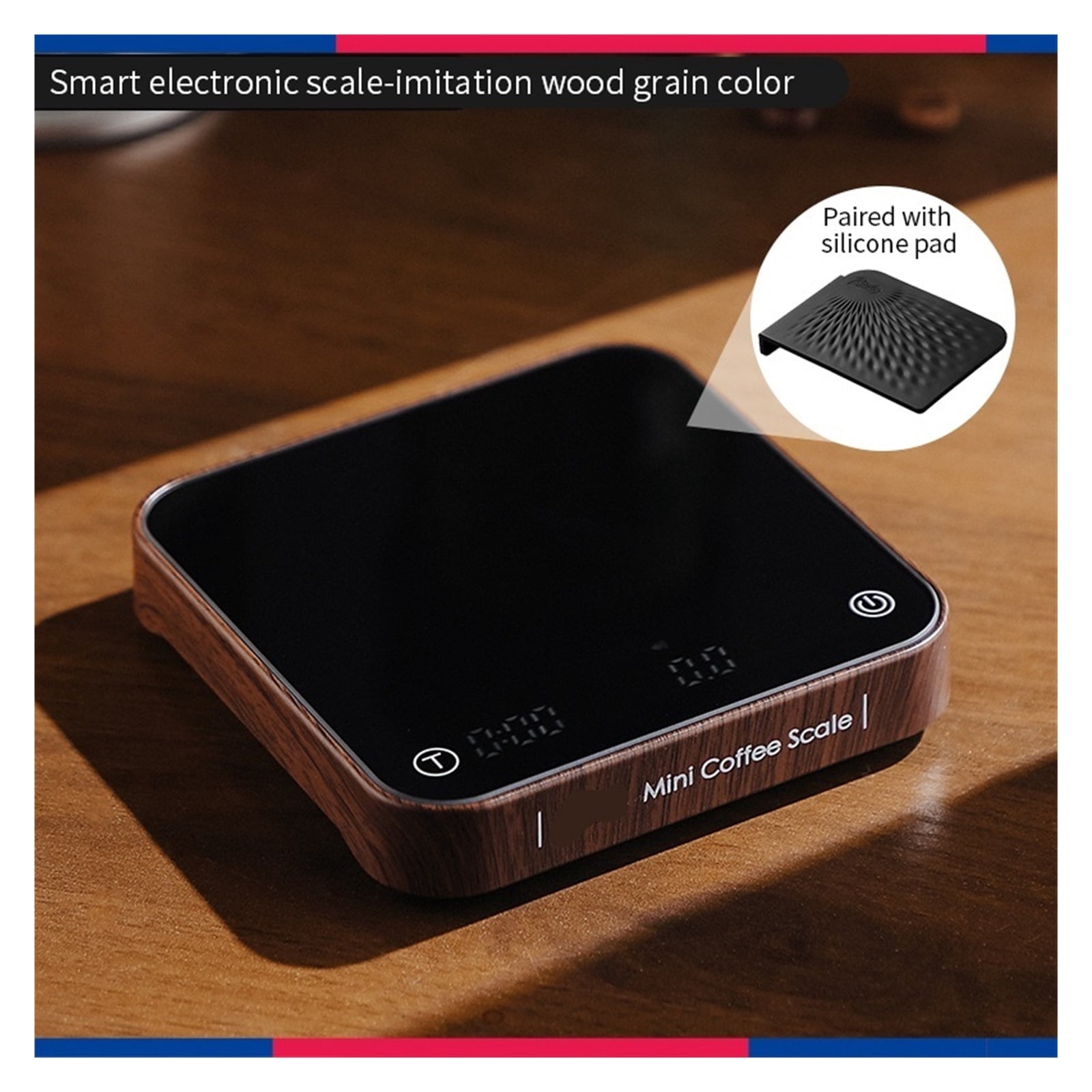Professional Digital Coffee Scale with Timer, 0.1g High Precision
