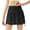 Black, variant on WIZUTIZ Womens Tennis Skirt Swim Breathable Stylish Slimming Flowy Skorts Pleated Spandex Elastic High Rise A Line Dress Built-In Shorts Skorts Solid Mini Dress for Teen Girls Swimming Pool Blue