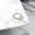 thumbnail image 4 of Gem Stone King 1.18 Ct Round Peach Morganite 925 Sterling Silver Ring (Size 8), 4 of 4