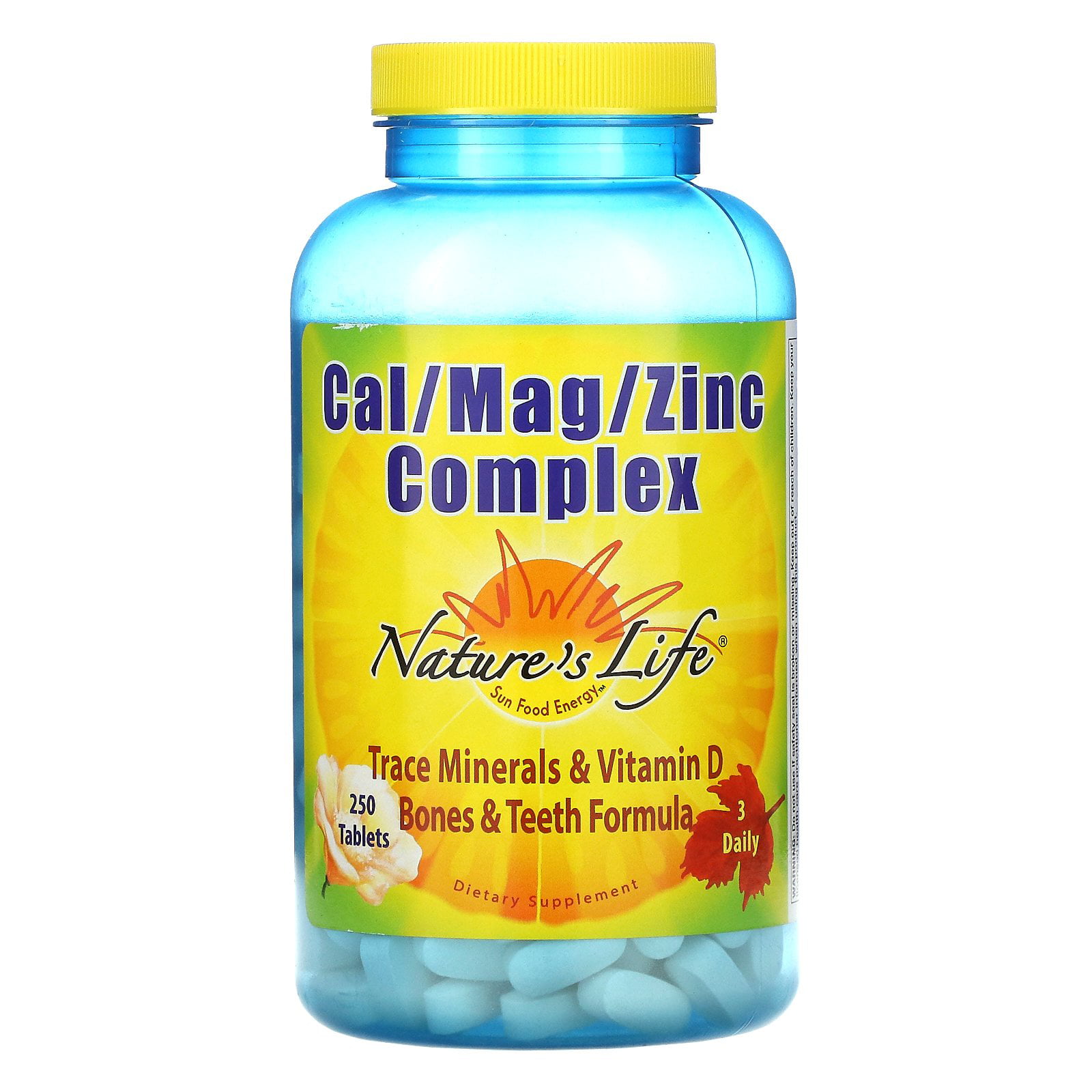 kalk krater gnist Nature's Life Cal / Mag / Zinc Complex, 250 Tablets - Walmart.com