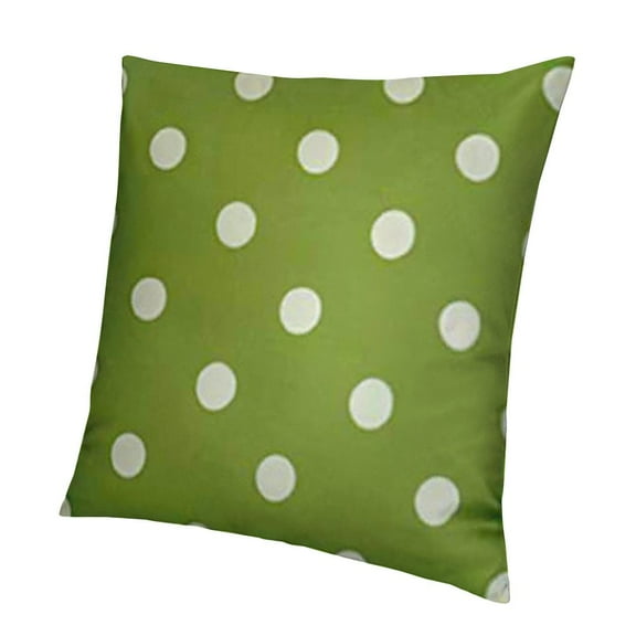 Outdoor Throw Pillow Covers Waterproof Decorative Pillow Covers for Living Room, Couch, Patio, Spring, Inches, Green Polka Dot