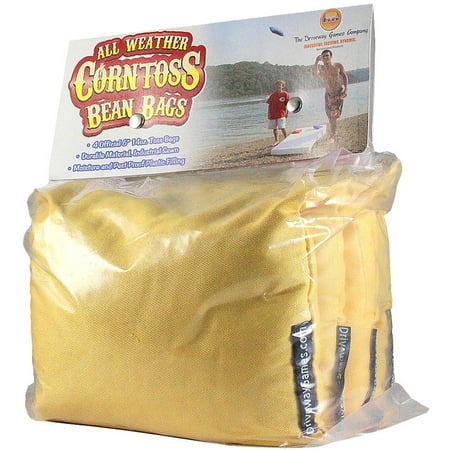 Driveway Games All-Weather Corn Toss Beanbags, Yellow
