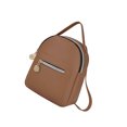 thumbnail image 1 of Minnieouse Mochila artesanal, accesorios de senderismo multiusos, bolso de hombro, bolsillos con cremallera, bolso multicolor para mujer, bolso Mochilas Marrón, 1 of 6