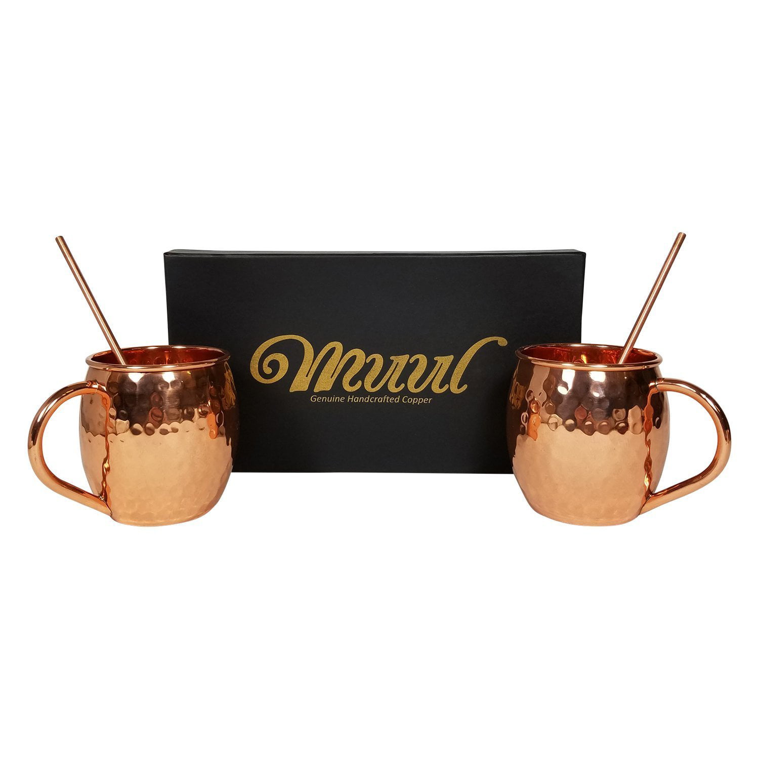 2 x Copper Mugs/ Set of 2/Moscow Mule Solid Copper Turkish Handcrafted Handmade 