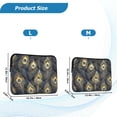 thumbnail image 4 of FORMRS 13-13.3 inch Laptop Sleeve Case Soft Carrying Quilted Computer Bag Cover, Peacock Feathers Pattern, 4 of 7