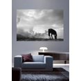 thumbnail image 2 of Wallhogs Grazing Horse Glossy Wall Mural, 2 of 2