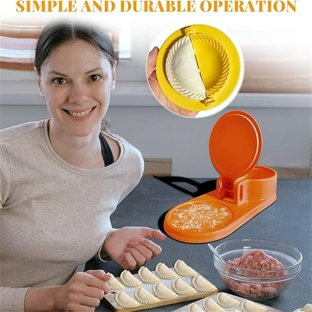Dumpling Presser Tool For Home Kitchen Use With Rolling Molds For Steamed Buns And Dumplings