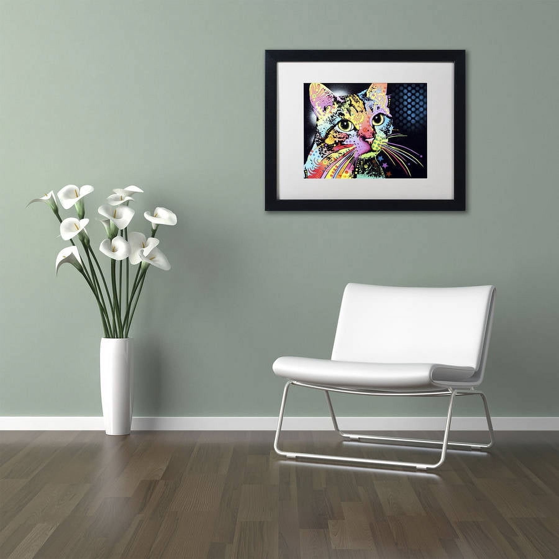 Trademark Fine Art "Catillac New" Canvas Art by Dean Russo, White Matte, Black Frame