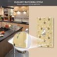 thumbnail image 5 of Yayeee Blank Wall Plate Cover 1-Gang 4.5"x2.7" Home Unused Decorative Outlet, Cute Bee Pattern, 5 of 7
